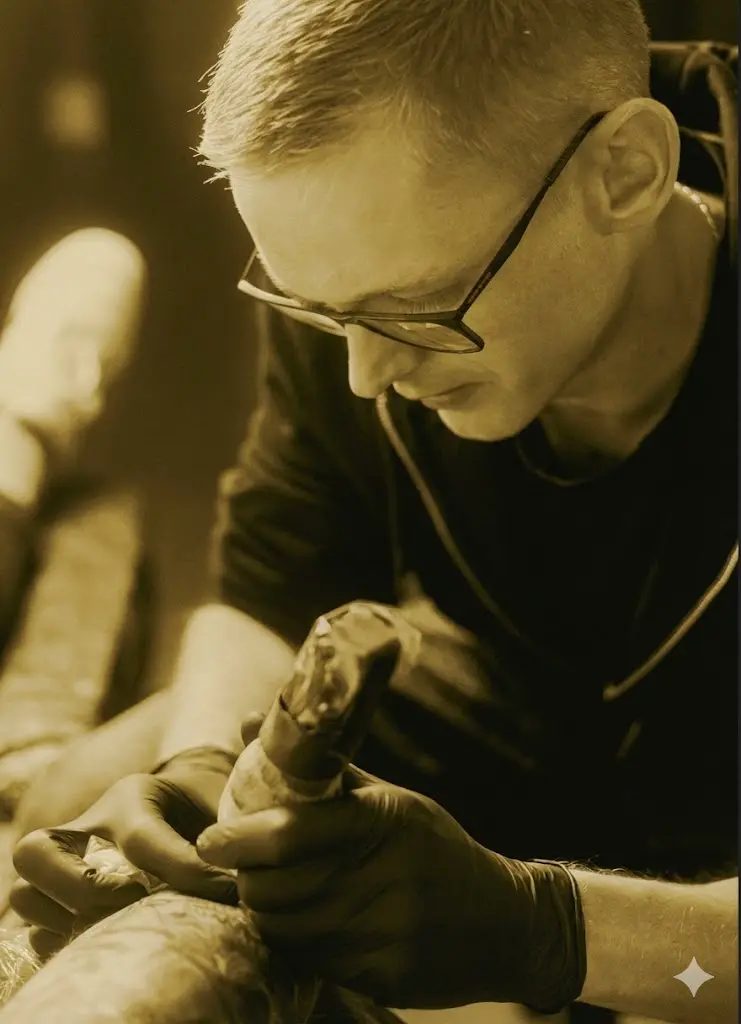 Rado bei der Arbeit im Studio